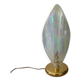 Iridescent Murano glass lamp