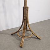 Porte-manteau rotin Boho  1960s