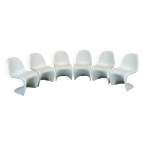6 chaises Panton originales