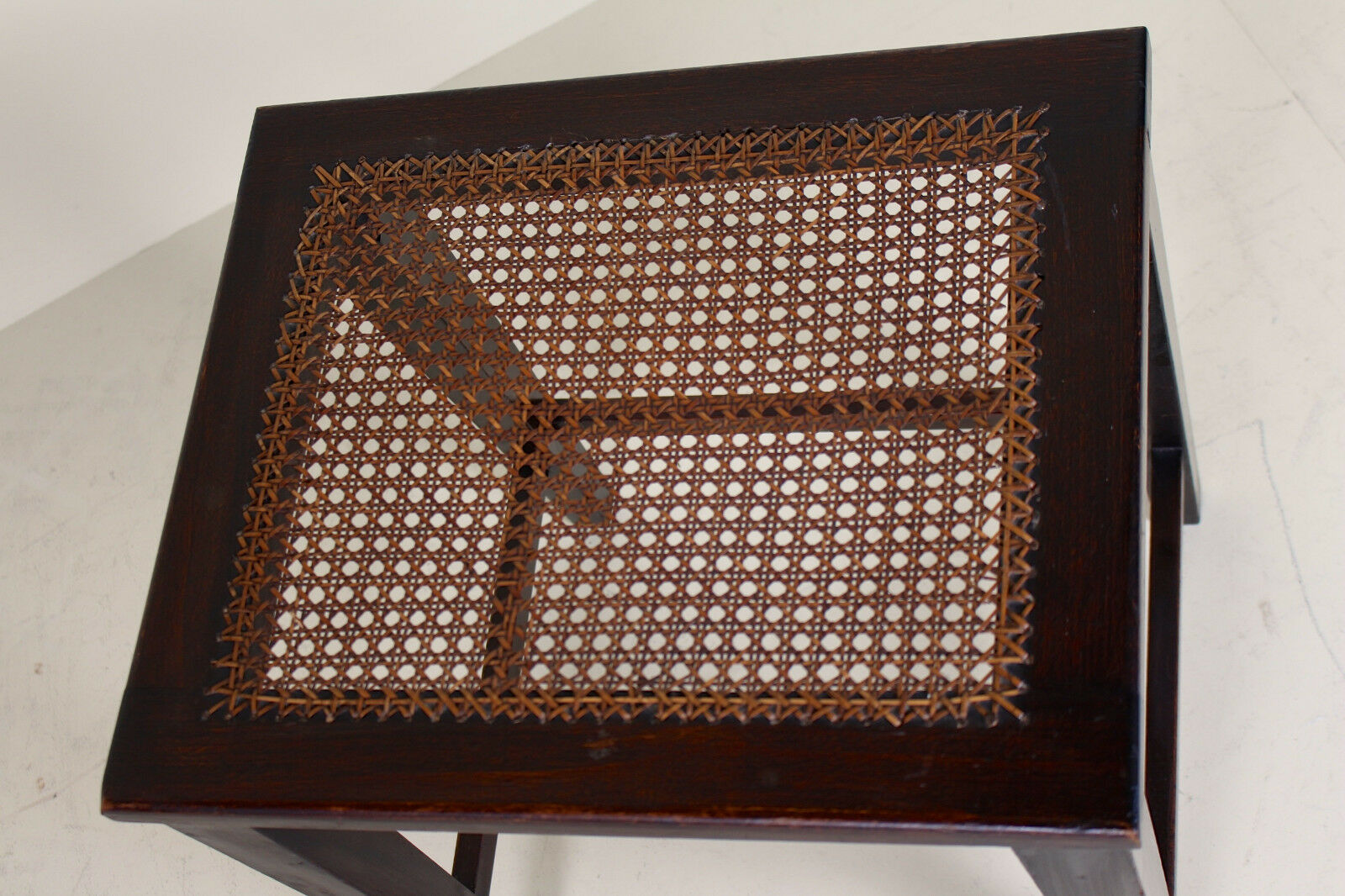 Stool antique vintage mahogany rustic