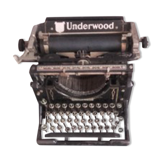 Late 19th century early 20th century underwood typewriter