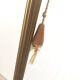 Lampadaire pied tripode en bronze vintage