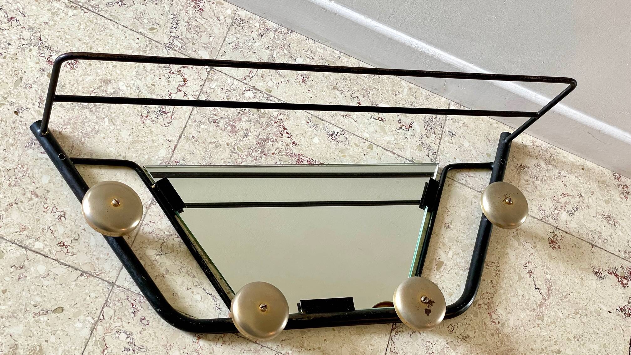 Vintage Steel Coat Rack from the 60s