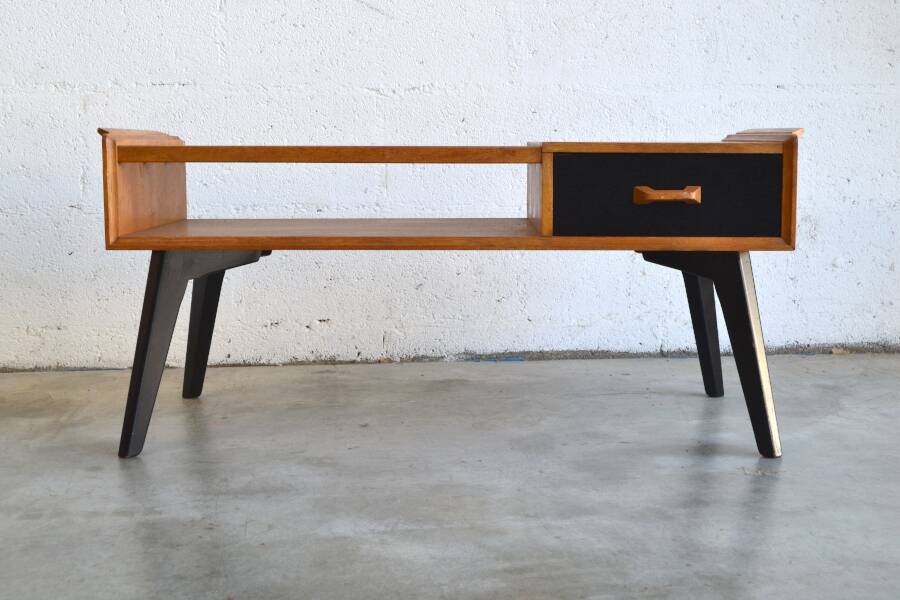 Table basse en chêne par G-plan * 88 cm
