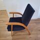 Chaise longue design Lejkowski Leśniewski, années 1960, Pologne