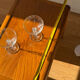 Lot table gigogne en bois vintage