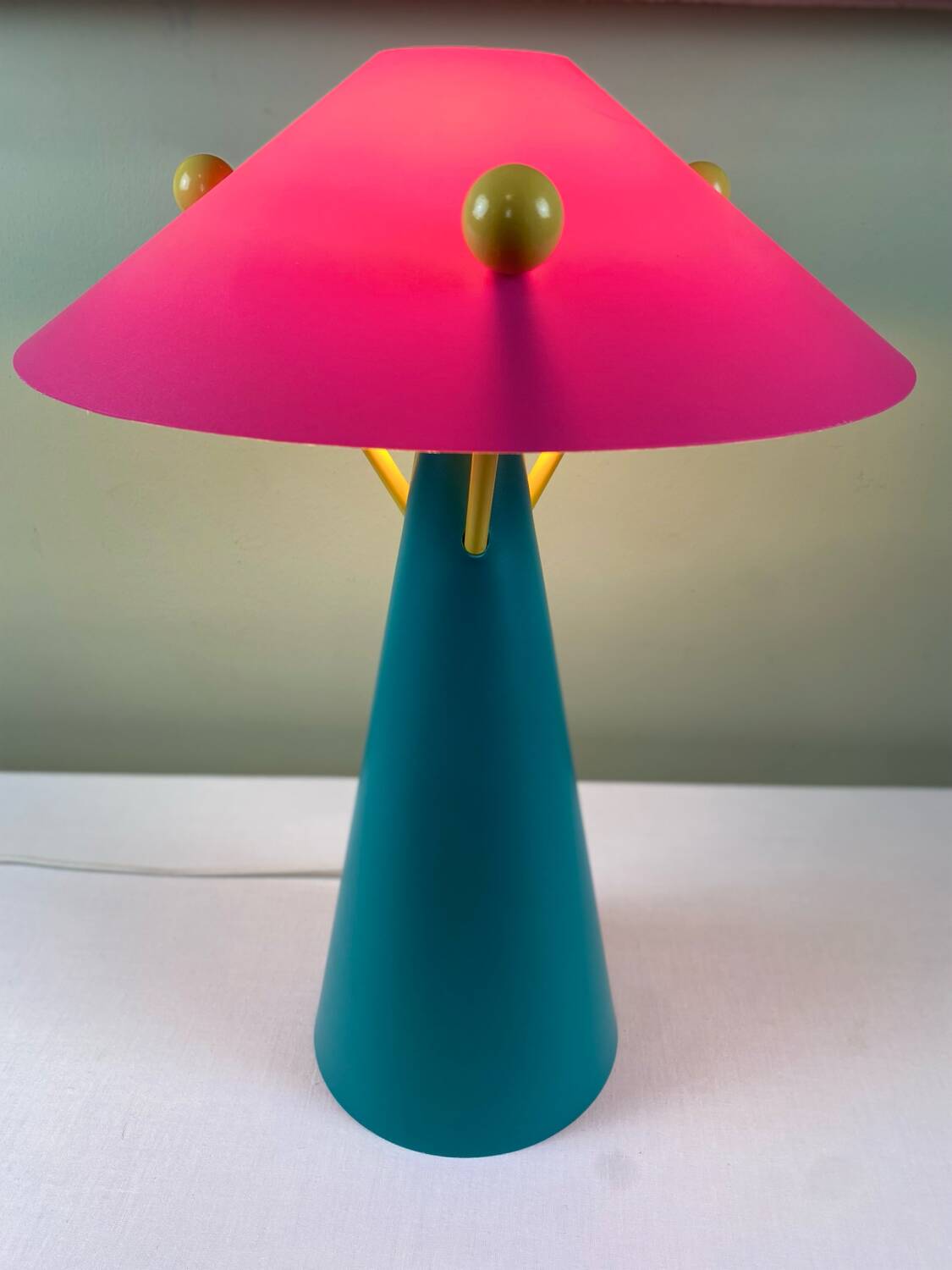 Colorful vintage lamp
