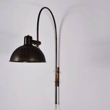 Applique murale en laiton vintage. Entièrement réglable