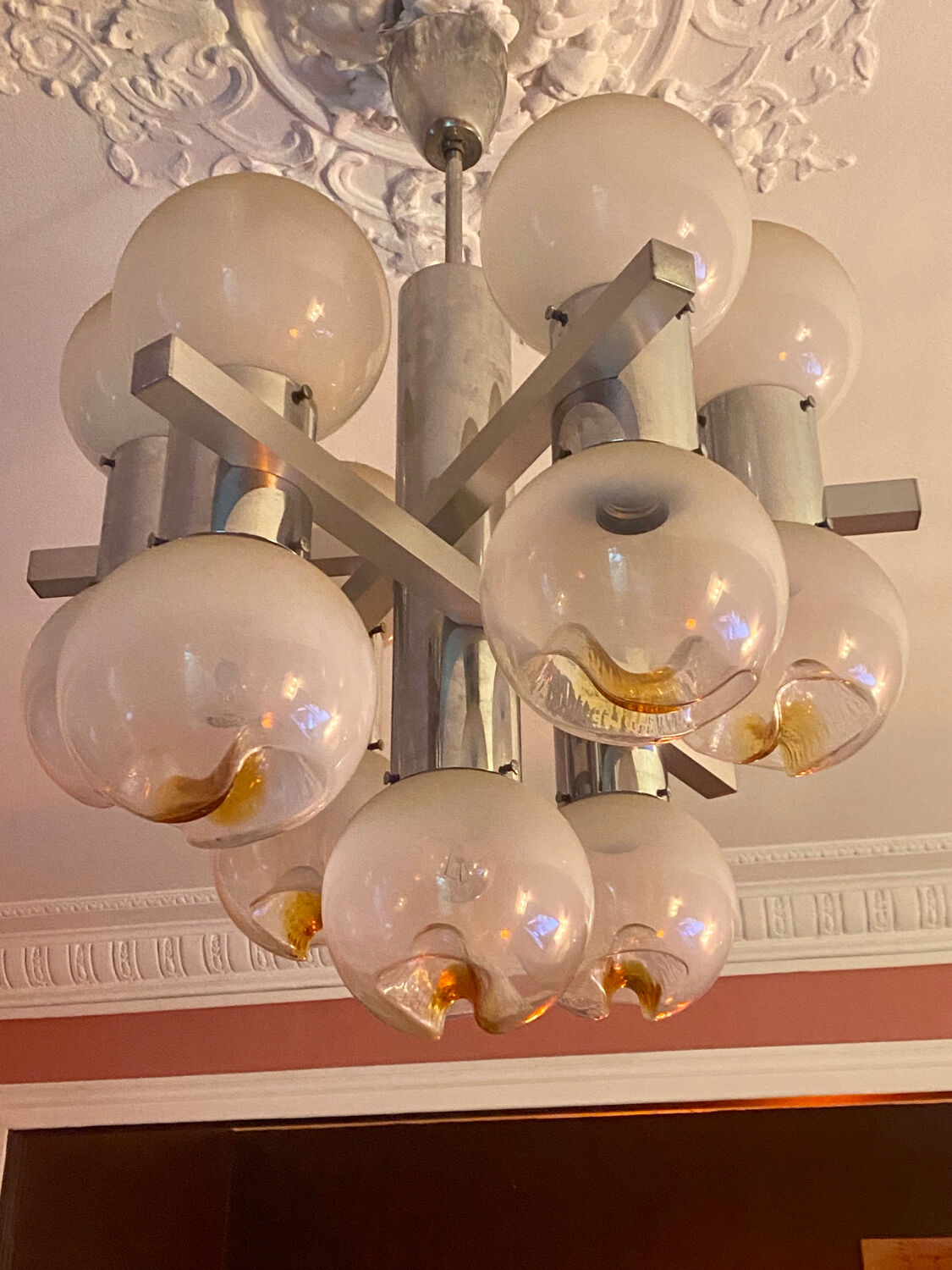 Superb and rare, the other Gaetano Sciolari for Mazzega.