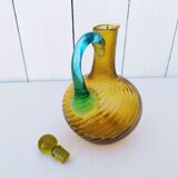 Old glass decanter Georges Sand Vintage