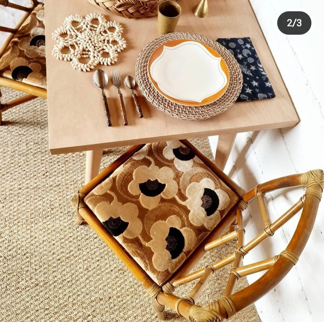 5 Bamboo chairs