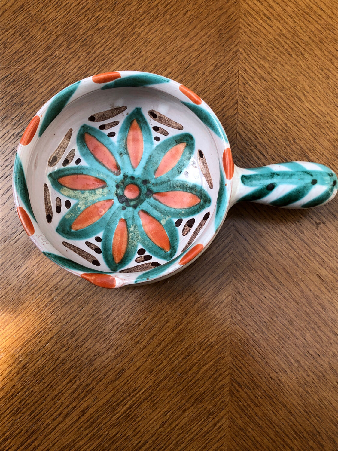 Vallauris pan signed Fazio