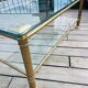 Table basse vintage années 70 – Hollywood Regency
