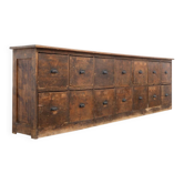 Large workshop cabinet with 14 drawers – Early 20th century
