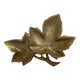 Maple leaf brass catchall