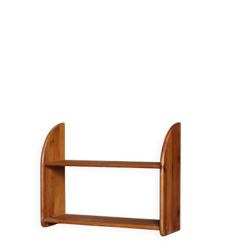 Pine wall shelf, 1980s