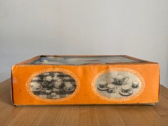 Service dinette faience old