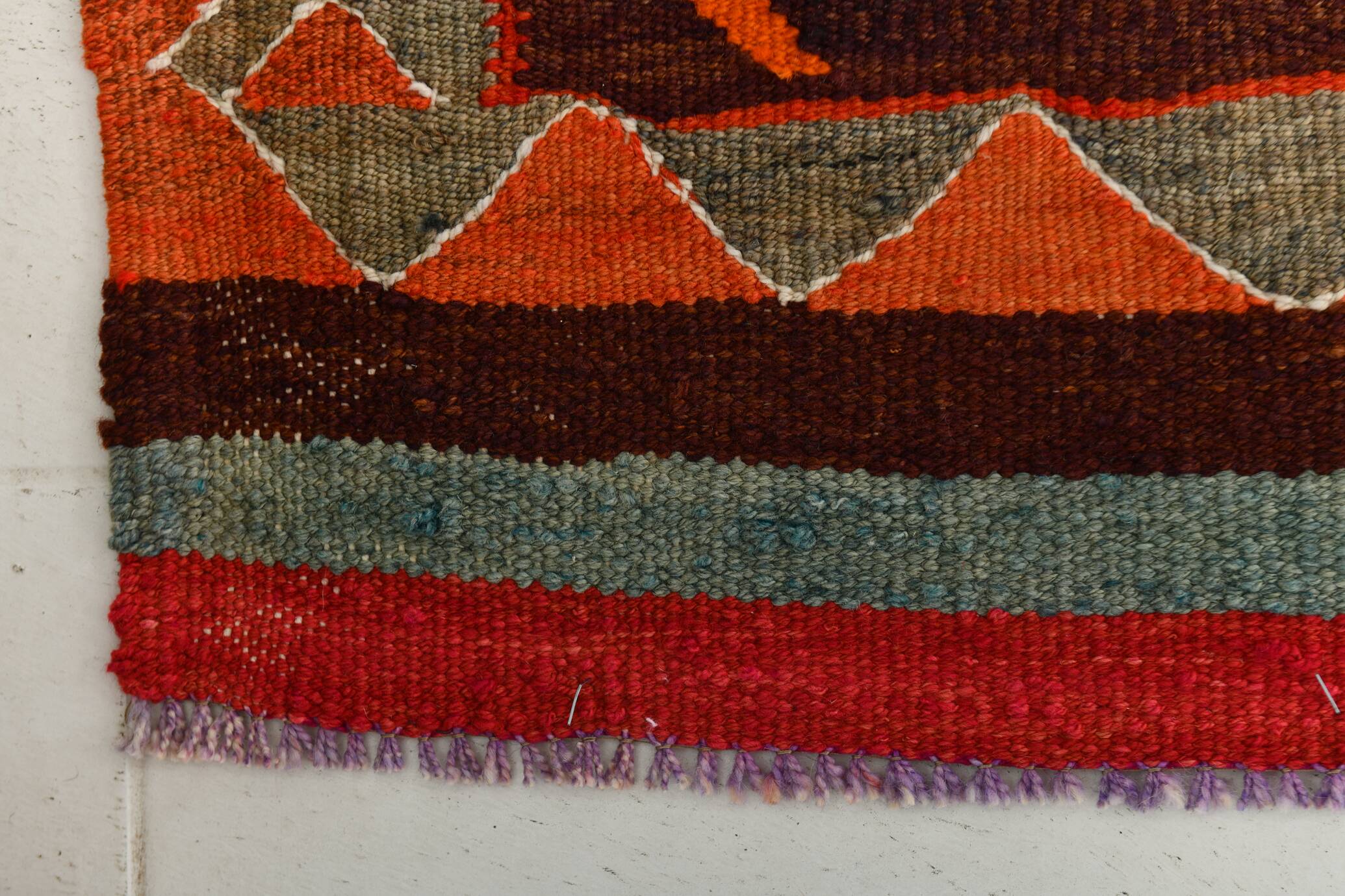 3x11 Anatolian Classic Kilim Runner Rug, 101x340Cm