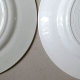 Set of 6 dinner plates of Saint Amand 50s