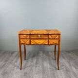 Marquetry Dressing Table, Louis XV Style, 20th Century