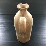 Beige stoneware bottle