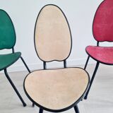 Set of 5 50s chairs