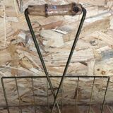 Door Reviews Old 70s Metal Gold + Bamboo Handle Vintage Sofa End