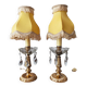 Paire de lampes classique vintage 1950