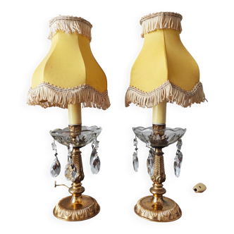 Pair of classic vintage 1950s lamps