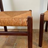 Pair of Mid-Century wicker chairs