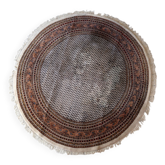 Tapis Vintage Indo-Seraband en Laine (253cm), Années 1970