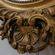 Louis XV style mirror in wood and gilded stucco, Napoleon III period