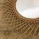 Vintage rattan sun mirror diameter 47cm