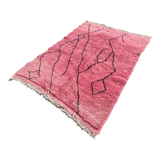 Tapis berber rose 121x182 cm