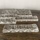 Lot de porte couteaux anciens en verre