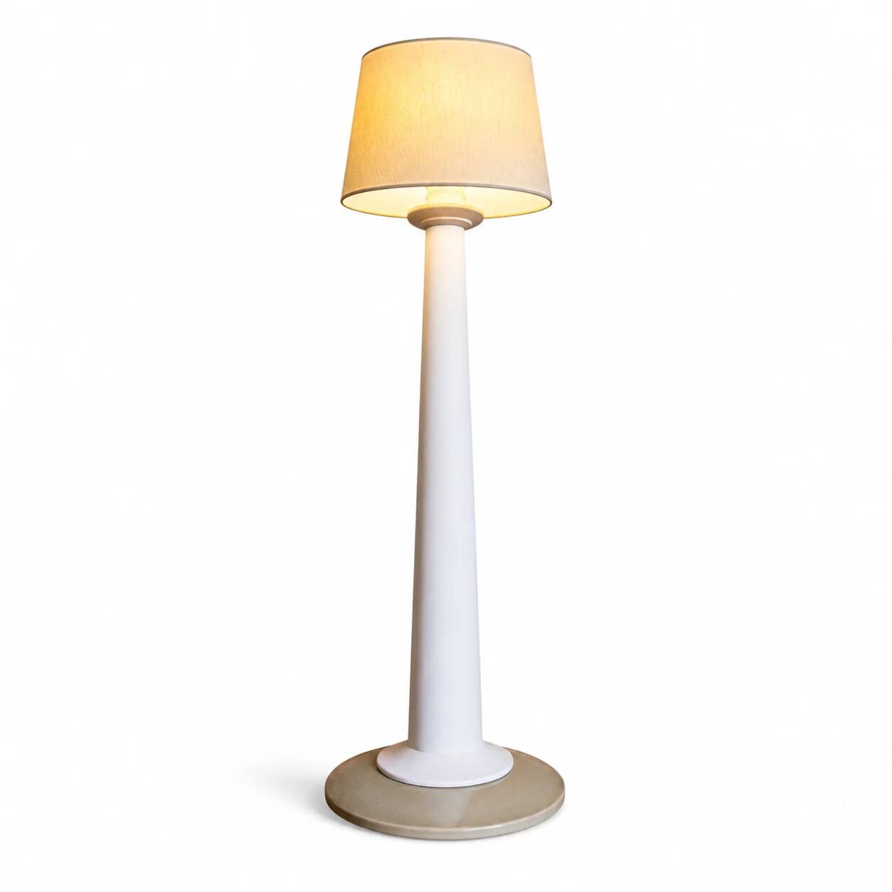 Ensemble de 2 lampes de table totem Kostka rares / époxy / France années 1980