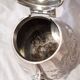 Napoleon III teapot in silver-plated metal – 19th century – Rococo decoration