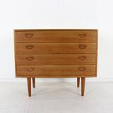 Danish design wooden chest of drawers