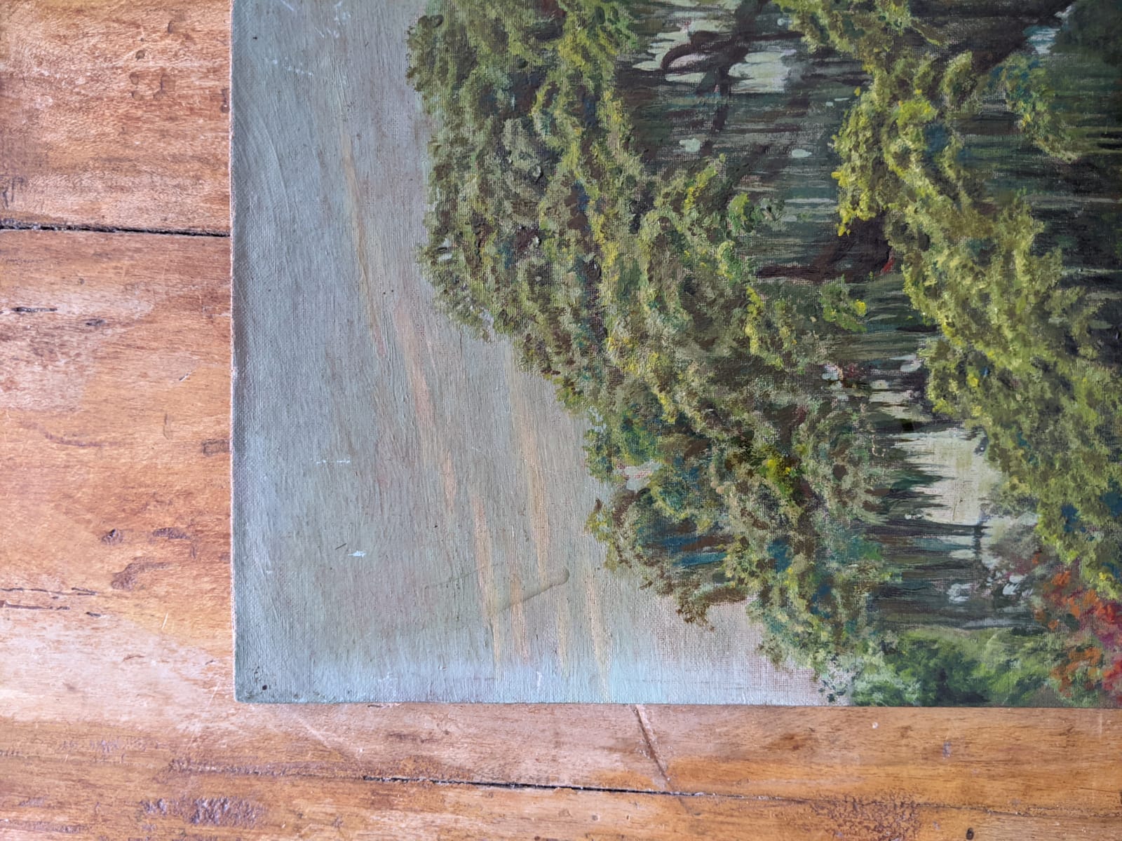 J.Ryck oil painting on cardboard