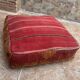 Handmade Berber Kilim pouf, floor cushion