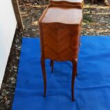 Pair of rosewood bedside tables
