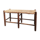 Ancient straw bench
