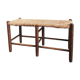 Ancient straw bench