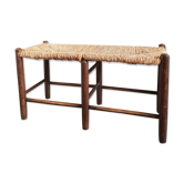 Ancient straw bench