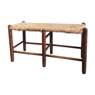 Banc paille ancien