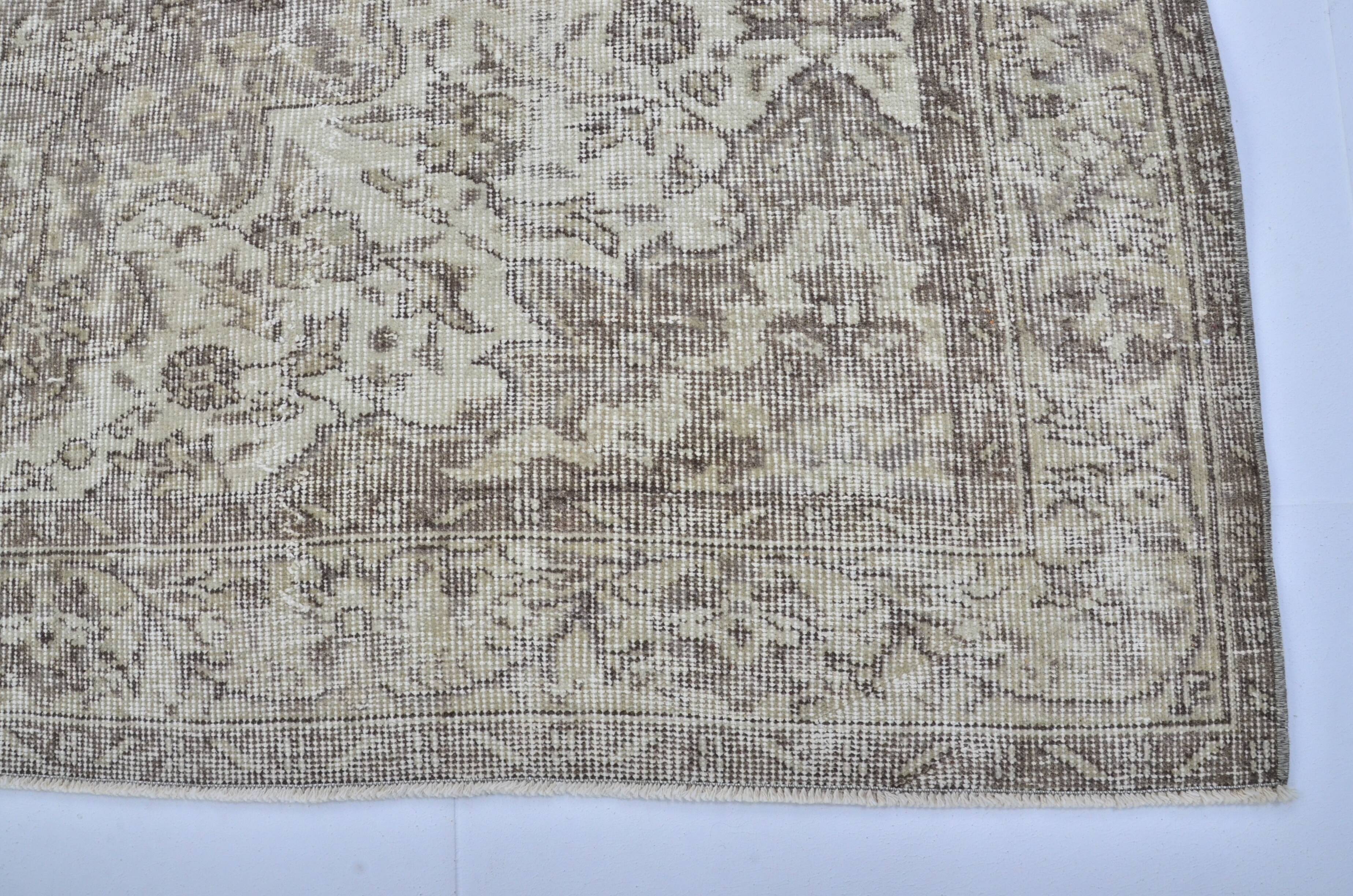 Oushak Vintage Wool Carpet sku 3227