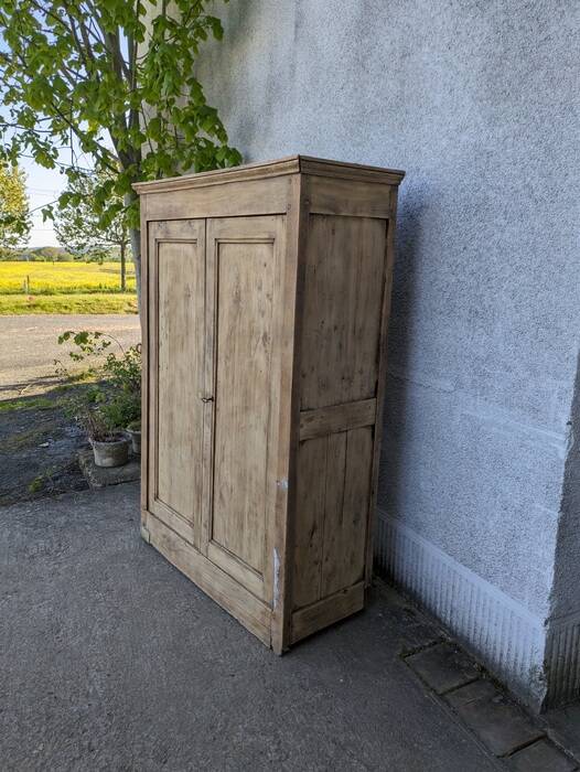 Natural wood cabinet