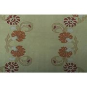 1970s Vintage Turkish Handmade Wool & Cotton Beige Area Rug 160x231