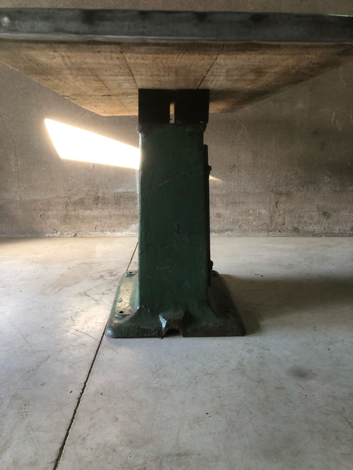 Industrial dining table