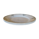 2 vintage St Amand plates